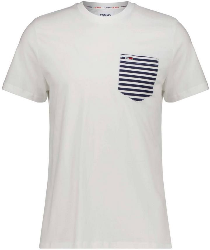 Tommy Jeans TJM Contrast Pocket Herren T Shirt in Weiß o. Blau ab 21,95€ (statt 30€)