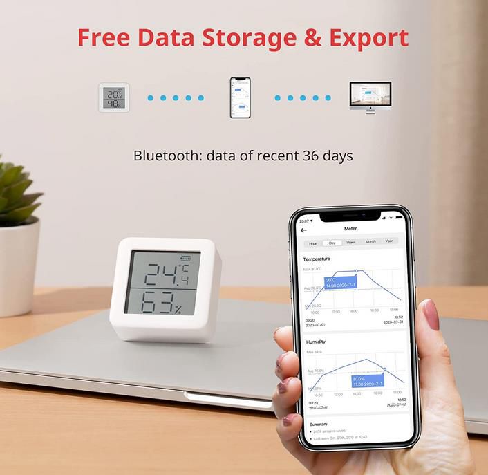 SwitchBot Digital Thermo  und Hygrometer mit Bluetooth für 11,89€ (statt 19€)