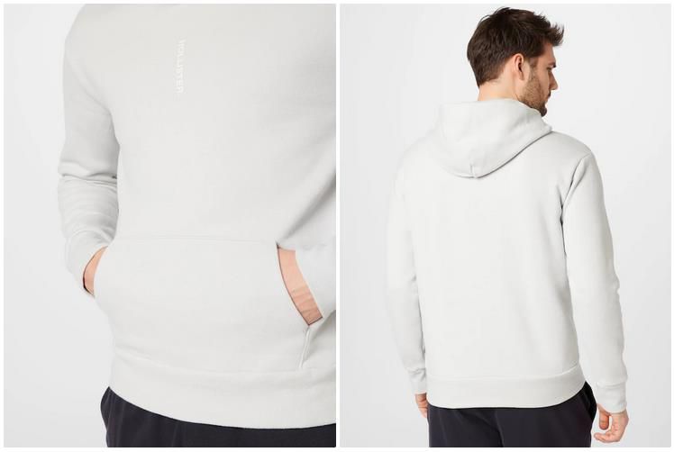 Hollister Hco. Guys Herren Sweatshirt in Grau für 27,90€ (statt 37€)