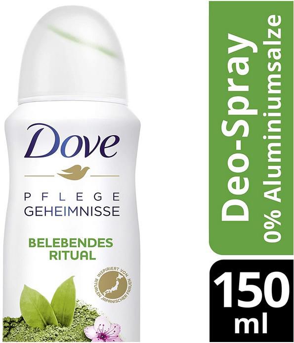 6er Pack Dove Deo mit Matcha Grüntee  und Kirschblütenduft ab 8,12€ (statt 12€)   Prime Sparabo