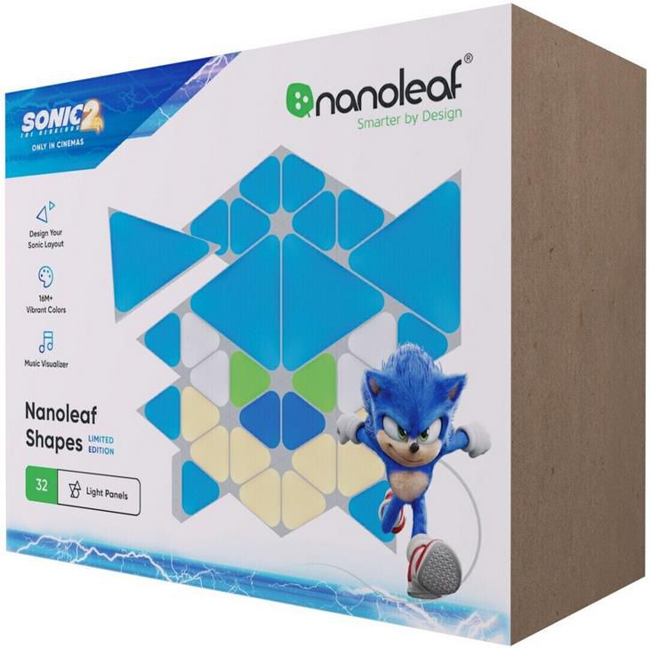Nanoleaf Shapes Sonic 2 Starter Kit   Limited Edition für 199€ (statt 299€)