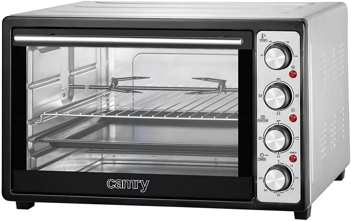 Camry CR111 Minibackofen mit 2.000 Watt und Drehspieß für 72,40€ (statt 103€)