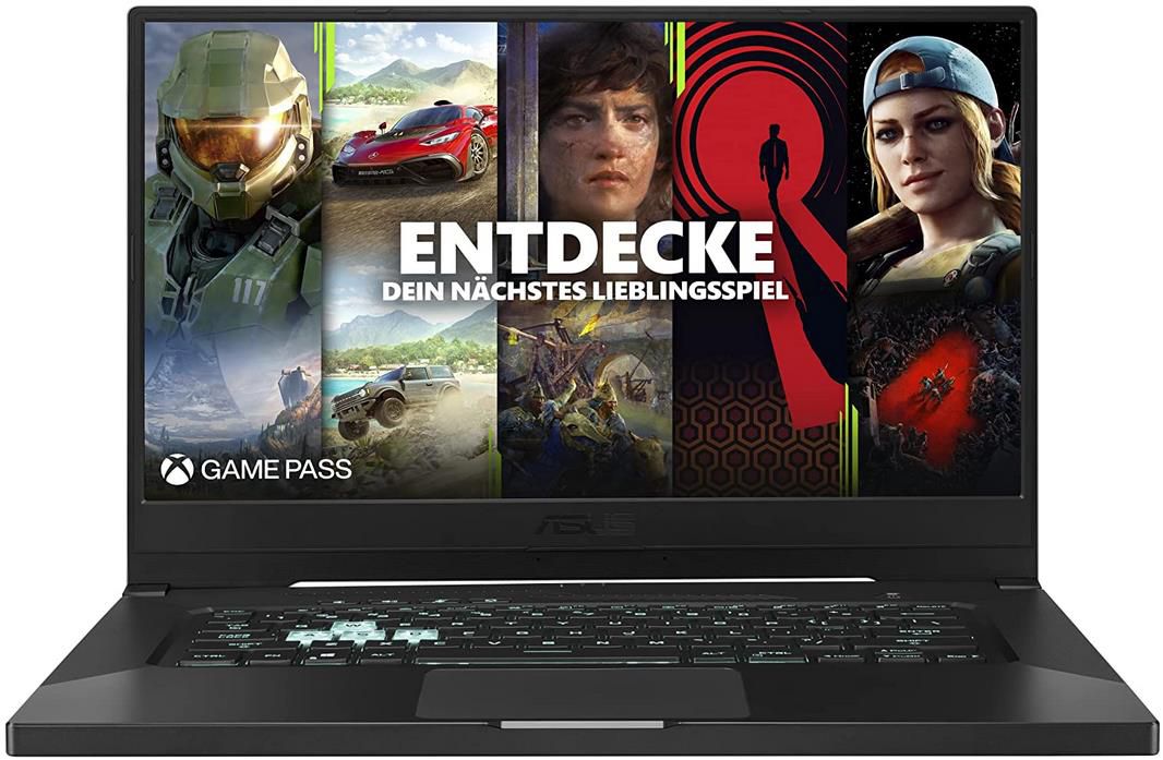 ASUS TUF Dash (F15 FX516PC HN558T) 15,6 Zoll Laptop mit, i5 11300H, 8GB RAM, RTX 3050 für 799€ (statt 899€)