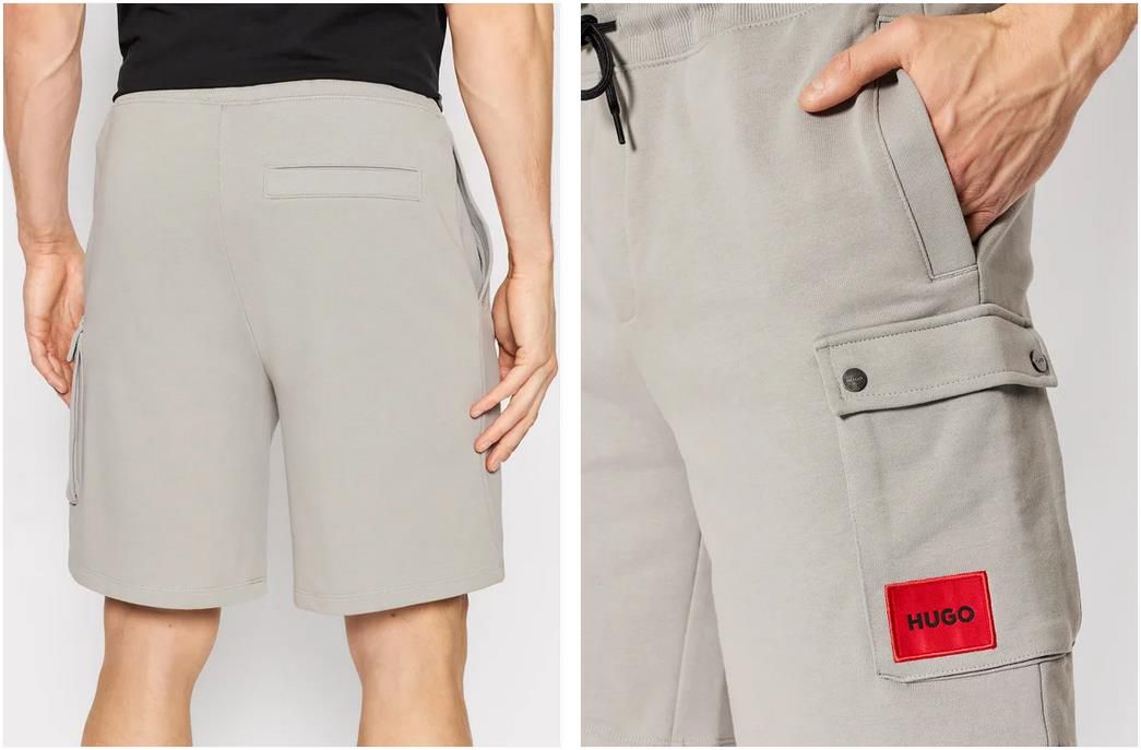 Hugo Dizzi222 Herren Sportshorts in Grau für 66€ (statt 85€)