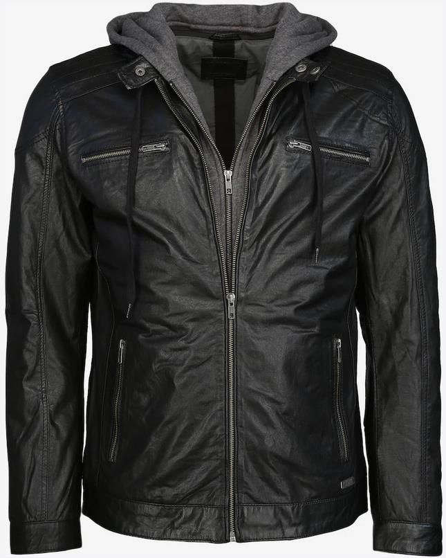 Mustang Foster Herren Lederjacke aus Lammleder für 169,96€ (statt 206€)   Bis 7XL!!!