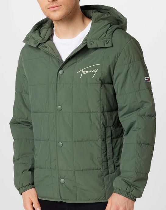 Tommy Jeans Herren Übergangsjacke in Khaki ab 84,92€ (statt 170€)