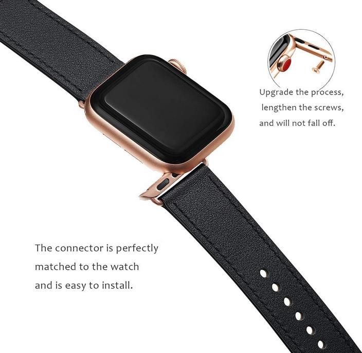 SUNFWR Lederarmbänder für Apple Watch ab 6,49€ (statt 17€)