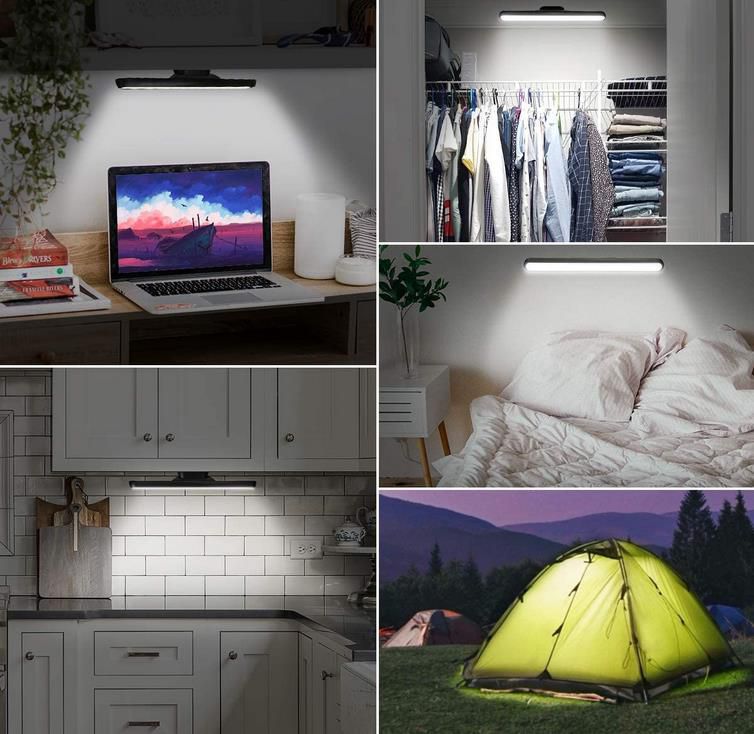 Kinsohome Led Magnet Lichtleiste, Dimmbar, mit Touch Bedienung für 13,79€ (statt 23€)