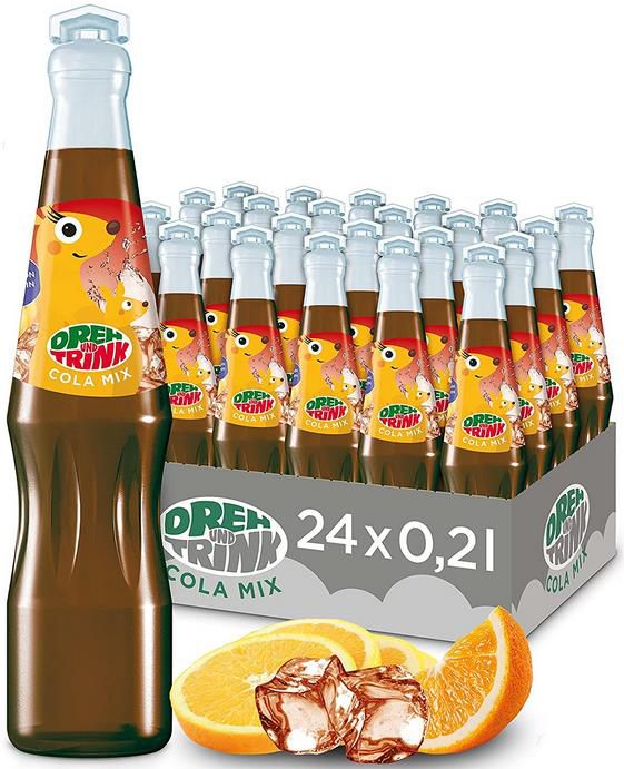 24er Pack Dreh und Trink Cola Mix und andere Sorten ab 10,62€ (statt 14€)   Prime Sparabo