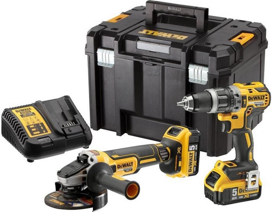 DeWalt DCK2020P2T Elektrowerkzeug Set mit 2x 5,0 Ah Akkus für 358,90€ (statt 599€)