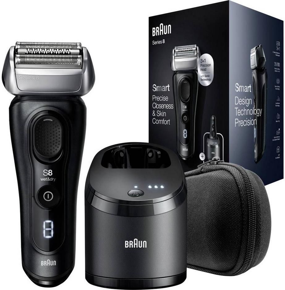 Braun Series 8 8460cc Nass  und Trockenrasierer für 155,94€ (statt 197€)