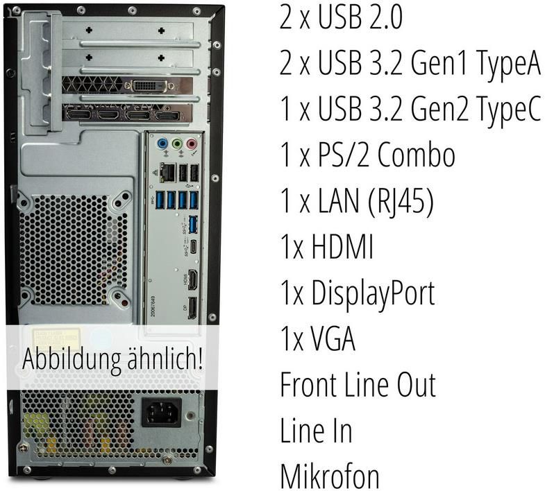 Medion Akoya P63014 Komplett PC mit i5 11400, 1TB, 16GB RAM für 649,99€ (statt 750€)