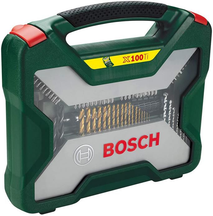 Bosch X Line Titanium Bohrer  und Schrauber Set im Koffer, 100tlg. ab 28,71€ (statt 34€)