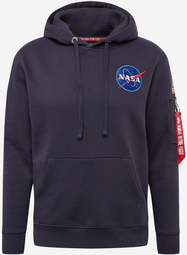 Alpha Industries Space Shuttle Herren Kapuzenpullover für 54,90€ (statt 75€)   Gr.: S   L