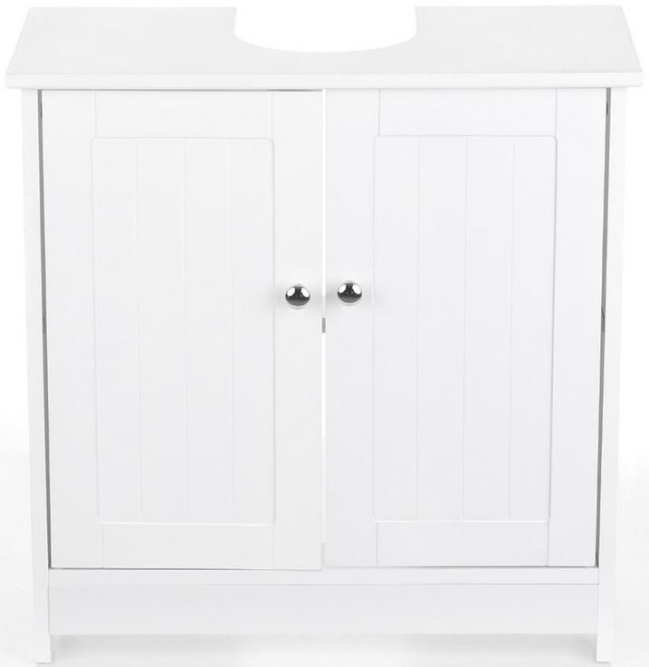 iKayaa Waschbeckenunterschrank in Weiß, 60 x 29 x 60 cm für 34,99€ (statt 49€)