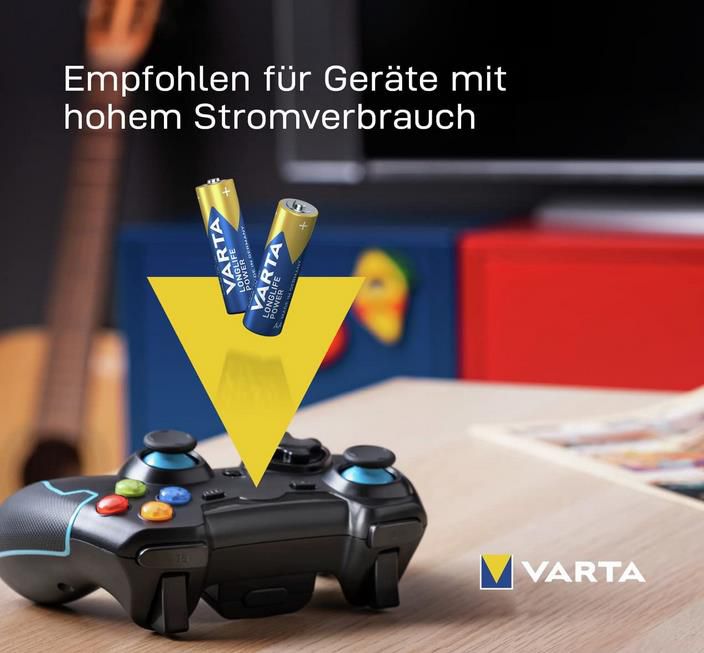 30x VARTA Longlife Power AA Mignon LR6 Batterie 3 x 10er Pack für 10,26€ (statt 14€)   Prime