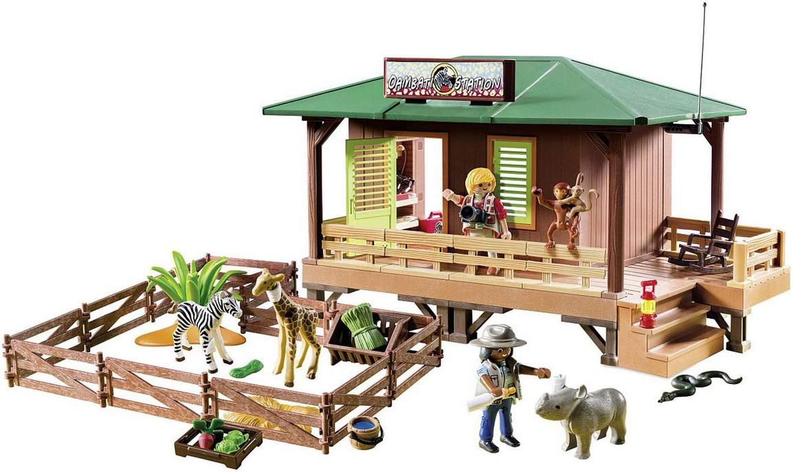 PLAYMOBIL 70766 Wild Life Rangerstation mit Tieraufzucht für 34,11€ (statt 50€)   Prime