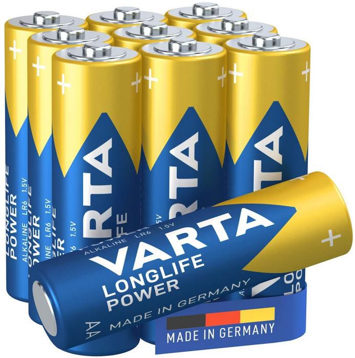 30x VARTA Longlife Power AA Mignon LR6 Batterie 3 x 10er Pack für 10,26€ (statt 14€)   Prime