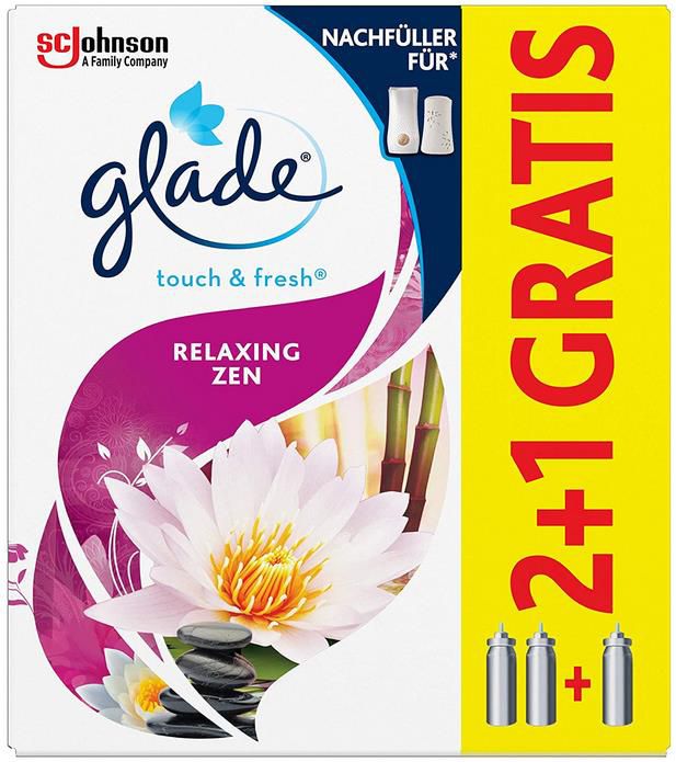 Glade Touch & Fresh 2+1 Nachfüller für das Mini Spray ab 3,18€ (statt 6€)   Prime Sparabo