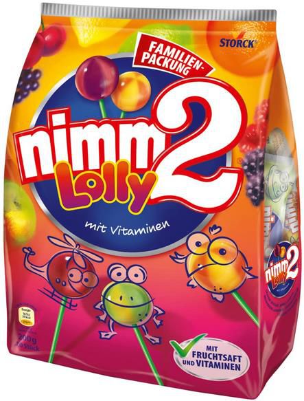 4x nimm2 Lolly mit Fruchtsaft & Vitaminen in 4 Sorten ab 7,26€ (statt 10€)   Prime Sparabo