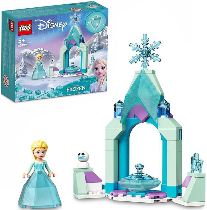 Lego 43199 Disney Elsas Schlosshof mit Elsa Mini Puppe für 6,99€ (statt 10€)   Prime Sparabo