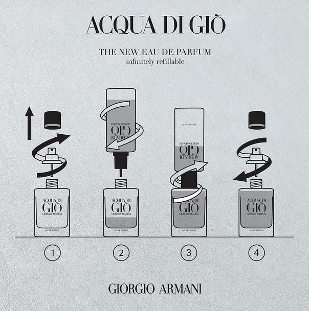 Giorgio Armani Acqua di Giò pour Homme Eau de Parfum 150ml   Nachfüller für 55,99€ (statt 81€)