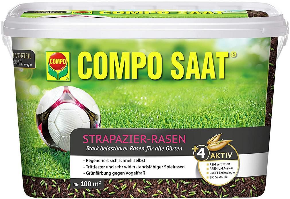 Compo Saat Strapazier Rasen, 2 kg für bis zu 100 m² für 27,80€ (statt 37€)   Prime