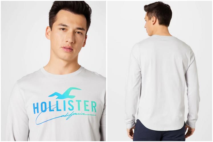 3er Pack Hollister Langarmshirts in drei Farben für 39,90€ (statt 59€)