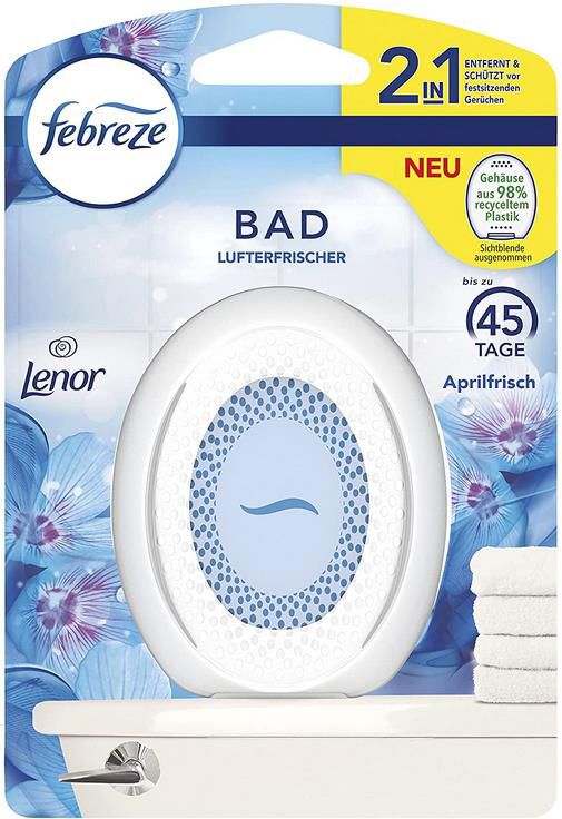 Febreze Bad Lufterfrischer Lenor Aprilfrisch, Duftstecker ab 2,76€ - Prime  Sparabo