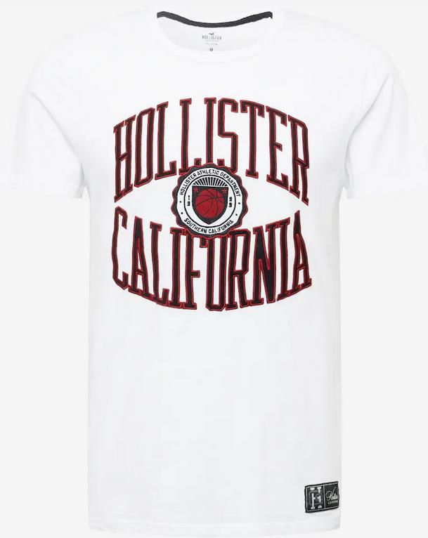 Hollister Herren T Shirts in zwei Farben mit College Print für je 14,90€ (statt 27€)