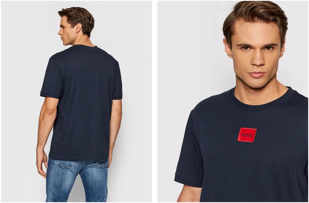 Hugo Boss Diragolino212 Herren T Shirt in Blau für 34€ (statt 47€)
