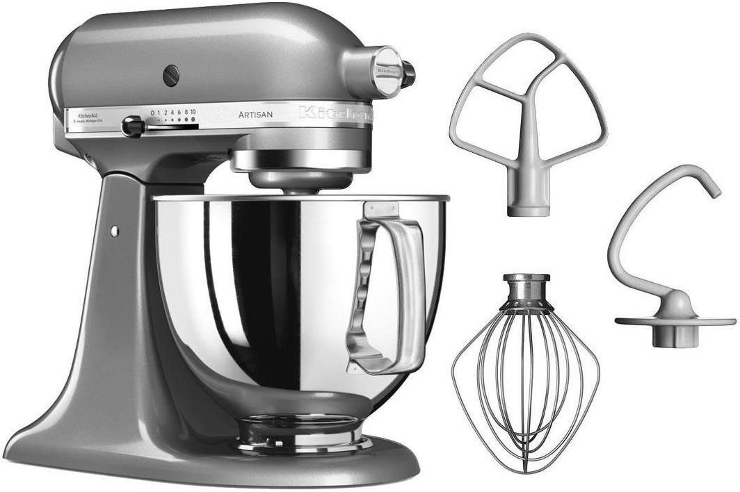 KitchenAid 5KSM125ECU Artisan Küchenmaschine mit 300 W & 4,8L Schüssel ab 230,94€ (statt 401€)