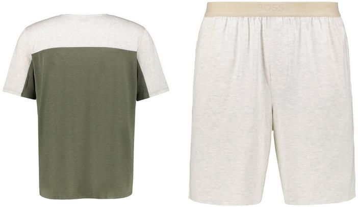 BOSS Natural Short Set Herren Schlafanzug für 69,41€ (statt 90€)