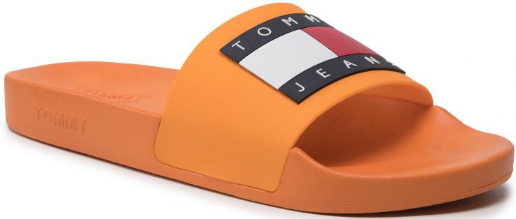 Tommy Jeans Mens Flag Pool Slide Pantoletten für 33€ (statt 45€)