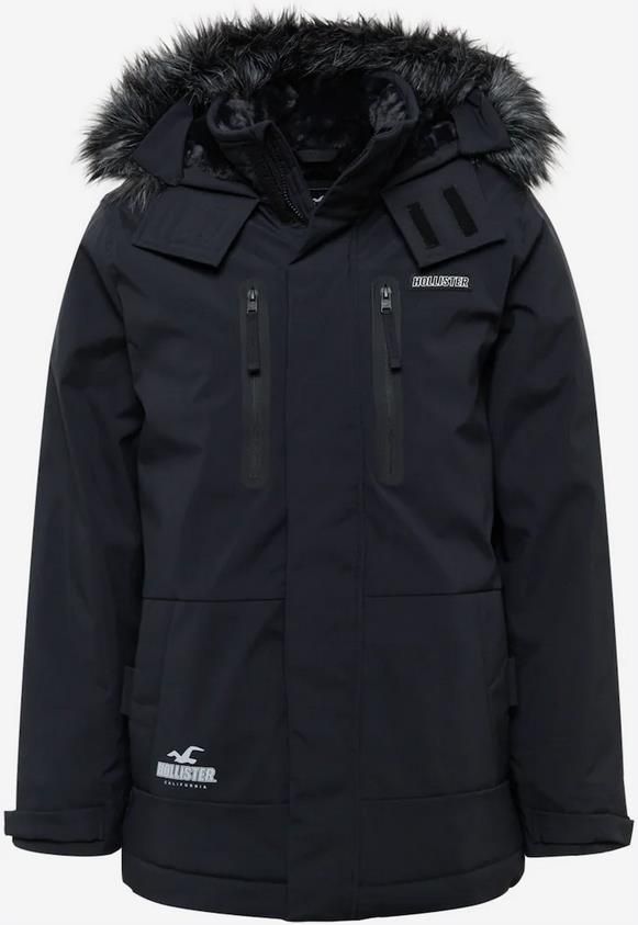 Hollister Herren Parka mit Kapuze und Kunstfellbesatz für 101,15€ (statt 149€)