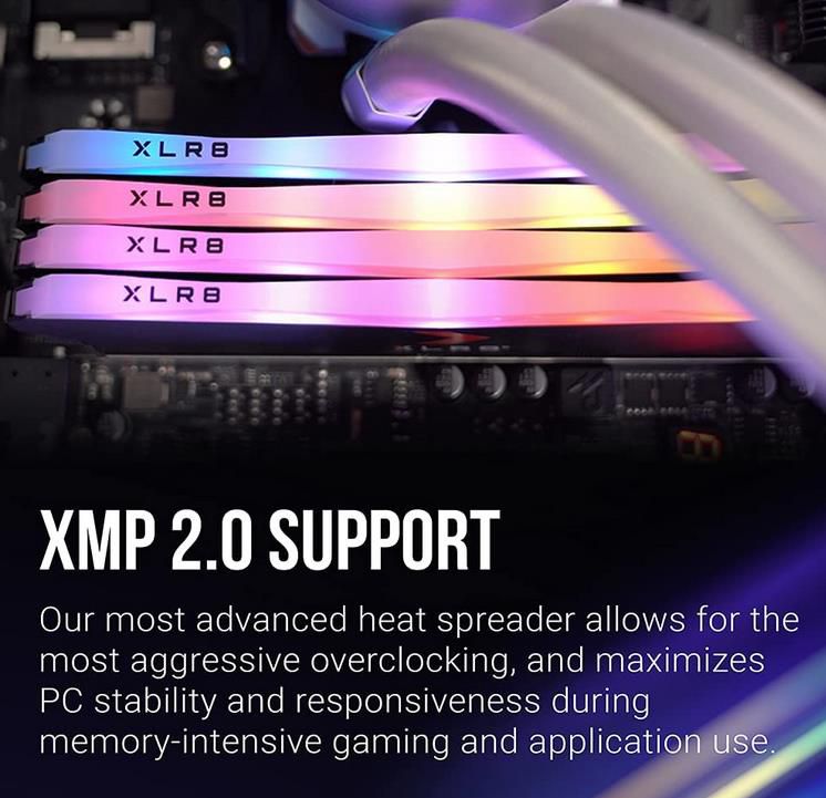 PNY XLR8 Gaming Epic X RGB DDR4 RAM mit 3.200MHz, 8GB für 31,76€ (statt 47€)