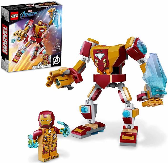 LEGO 76203 Marvel Iron Man Mech für 6,70€ (statt 11€)   Prime