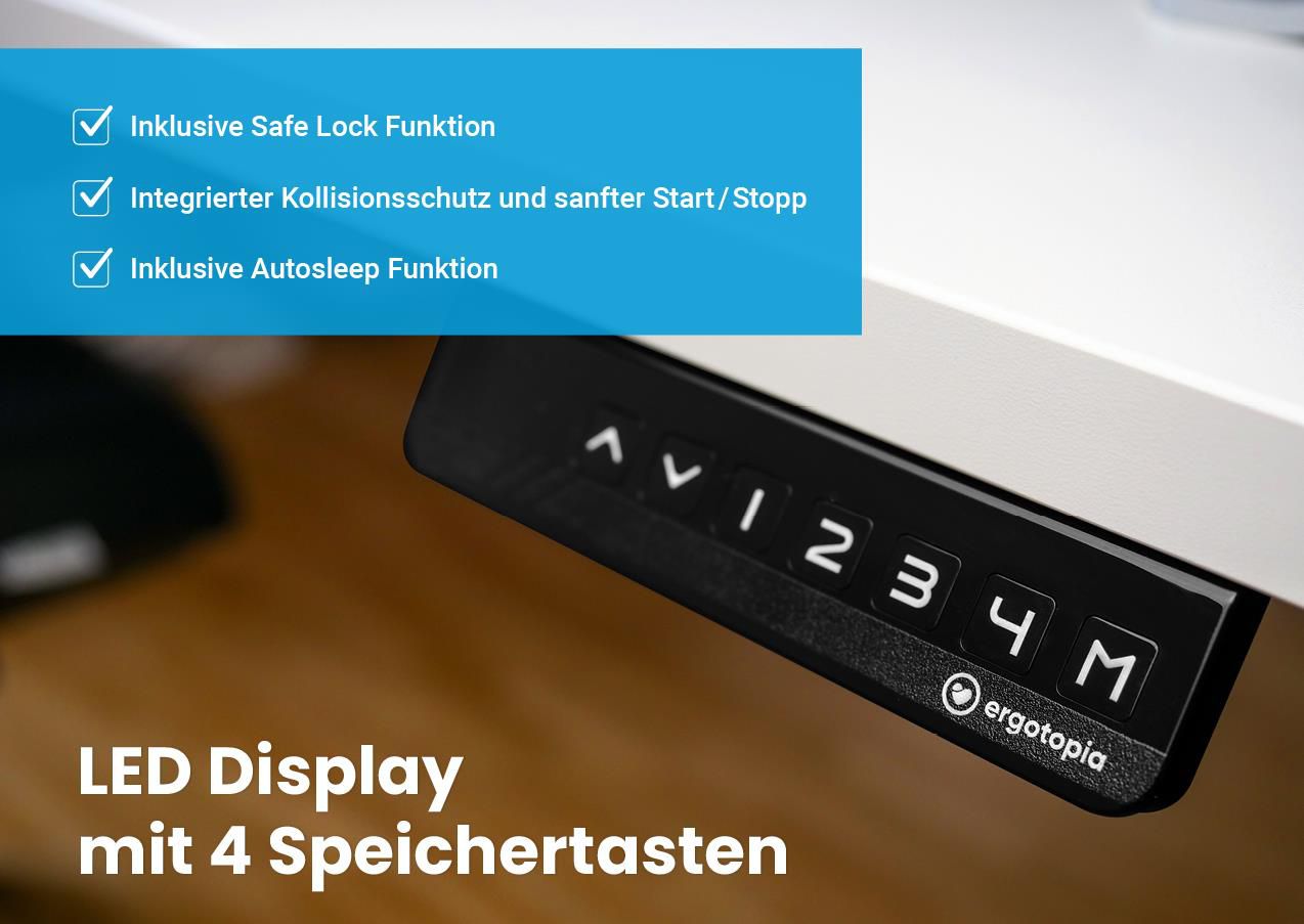 Desktopia Lite   Elektrisch höhenverstellbares Tischgestell für 299€ (statt 374€)