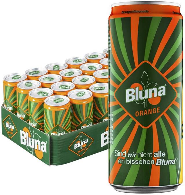 24x Bluna Orangenlimonade, 0,33L ab 16€ (statt 20€)