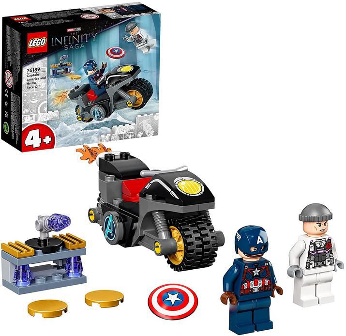 LEGO 76189 Marvel Super Heroes   Duell zwischen Captain America und Hydra Set für 7,99€ (statt 11€)   Prime