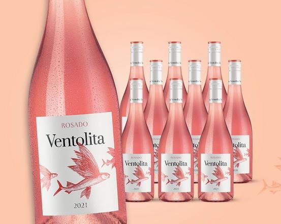 10 Flaschen Ventolita Rosado 2021 Roséwein für 48,89€ (statt 80€)