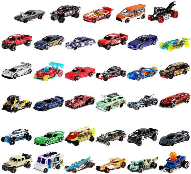 Hot Wheels GWN98   36 Fahrzeuge im Maßstab 1:64 für 50,47€ (statt 63€)