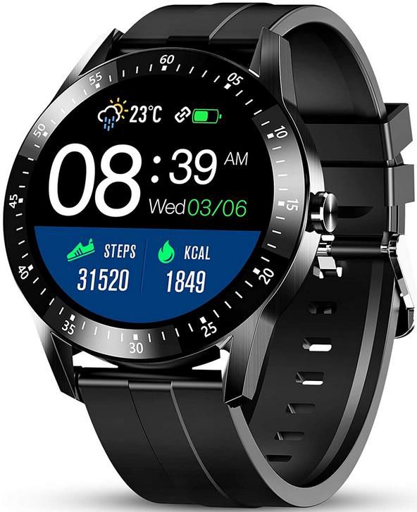 Gokoo Touch Smartwatch mit Fitness Tracker für 25,19€ (statt 42€)