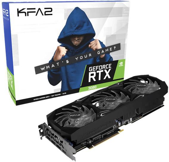 KFA2 GeForce RTX 3080 SG LHR 10GB GDDR6X PCIe Grafikkarte für 899,99€ (statt 1.119€)