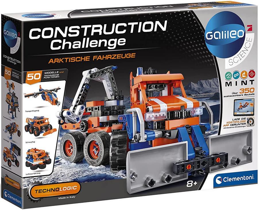 Clementoni 59194 Galileo Science Construction Challenge Arktische Fahrzeuge für 11,99€ (statt 25€)   Prime