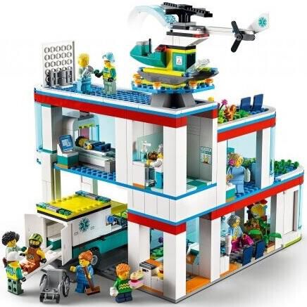 LEGO 60330 City Krankenhaus mit Fahrzeugen & 12 Mini Figuren für 59,90€ (statt 73€)