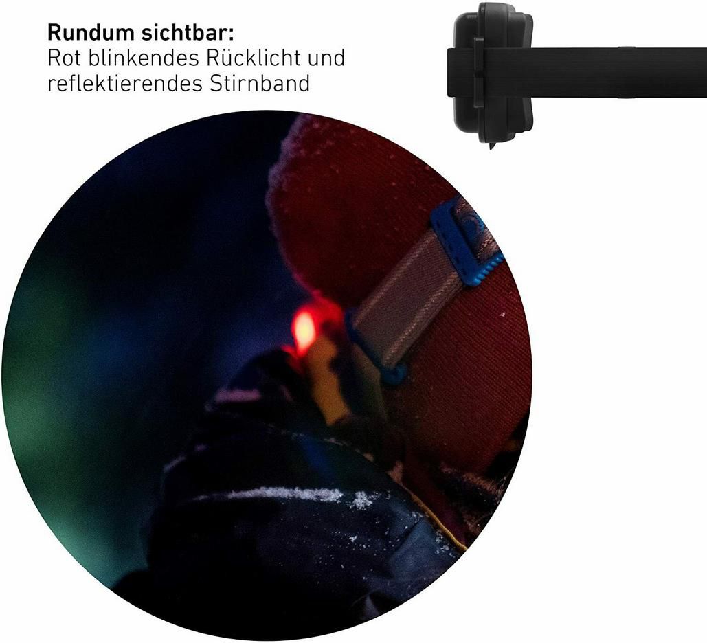 Ledlenser NEO4 LED Stirnlampe mit rotem Rücklicht in drei Farben für je 14,99€ (statt 22€)