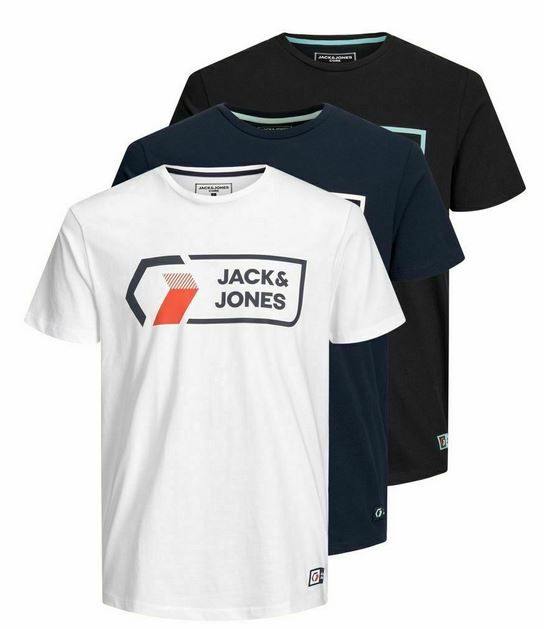 Jack & Jones Herren T Shirt 3er Pack für 20,99€ (statt 28€)
