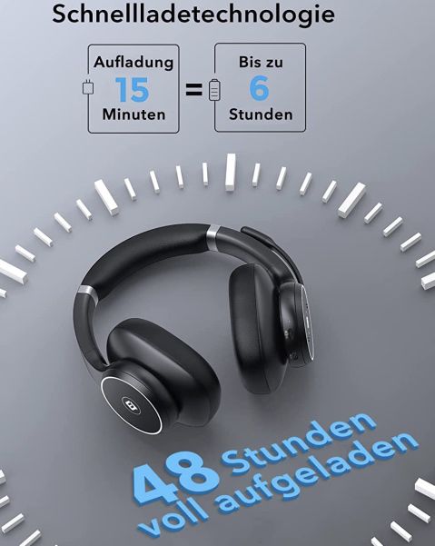 eMeet HS150 Headset mit ANC, ENC & 6 Mikrofonen für 64,50€ (statt 129€)