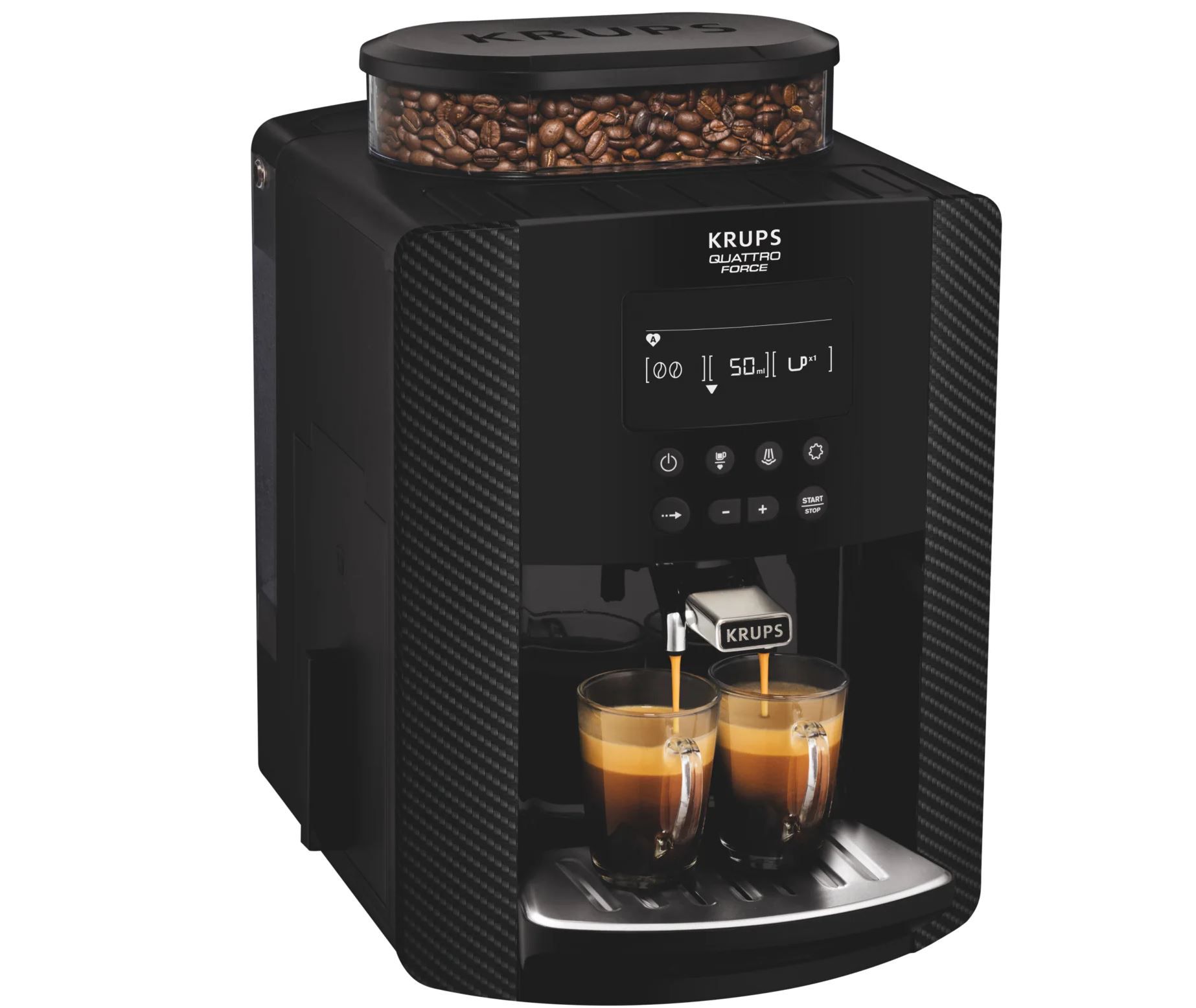 KRUPS EA8178K Arabica Display Quattro Force Kaffeevollautomat für 299,99€ (statt 386€)